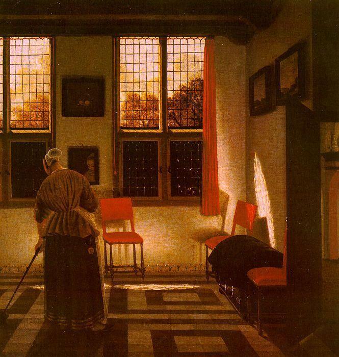 Pieter Janssens Elinga Room in a Dutch House Sweden oil painting art